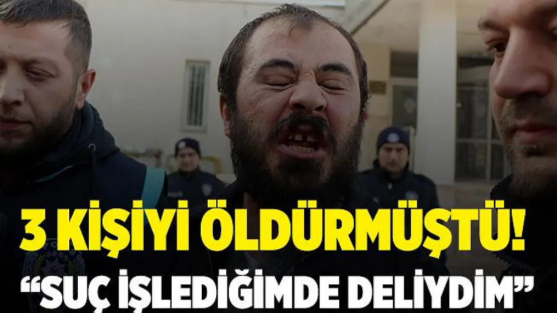 Kayseri'de 3 kişiyi öldüren kungfu sporcusundan pes dedirten savunma!
