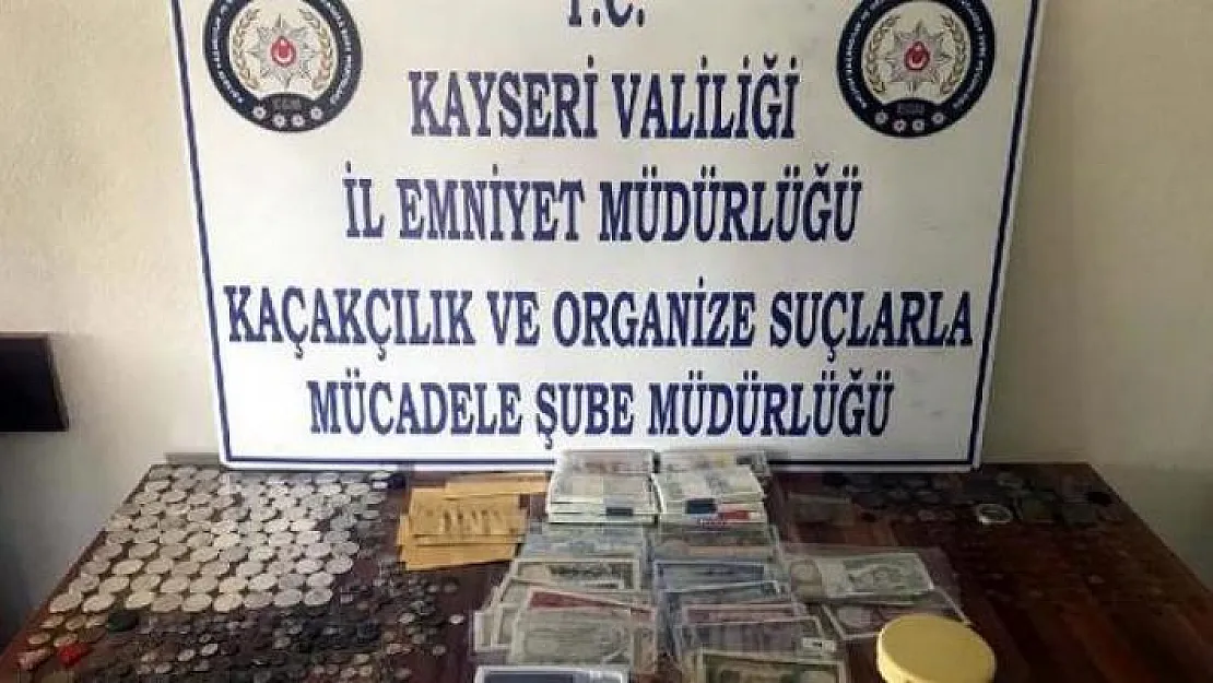 Kayseri'de tarihi eser operasyonu
