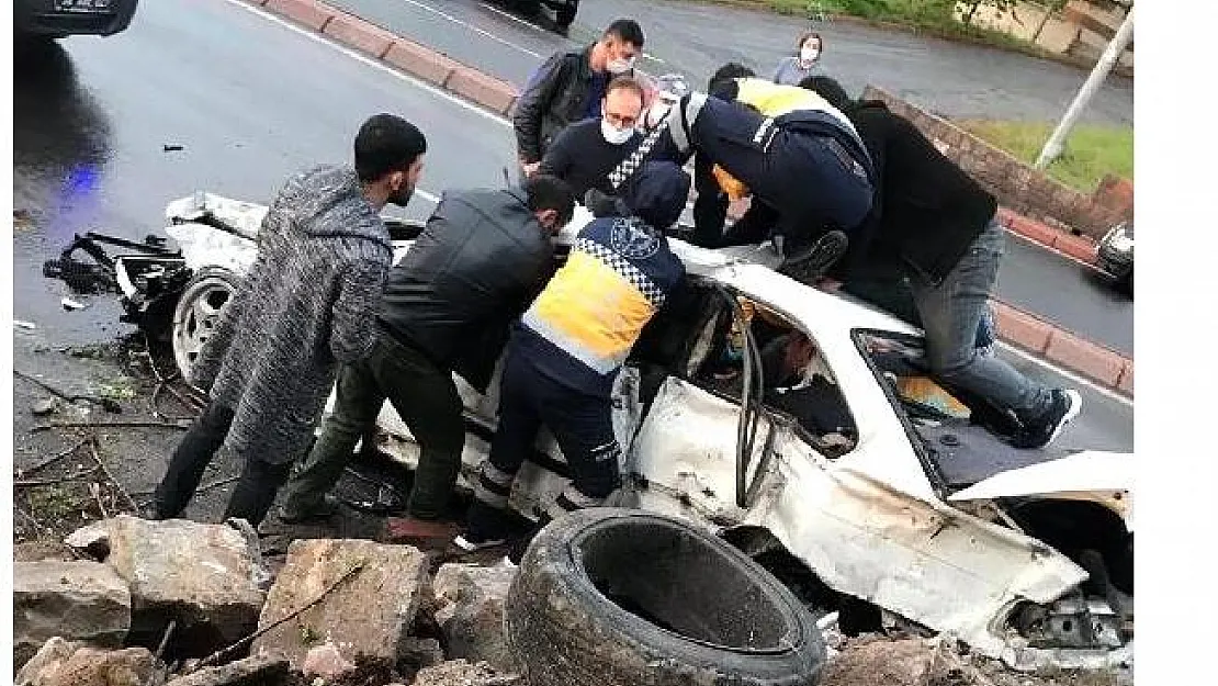 Kayseri'de trafik kazası! 1 ölü 2 yaralı