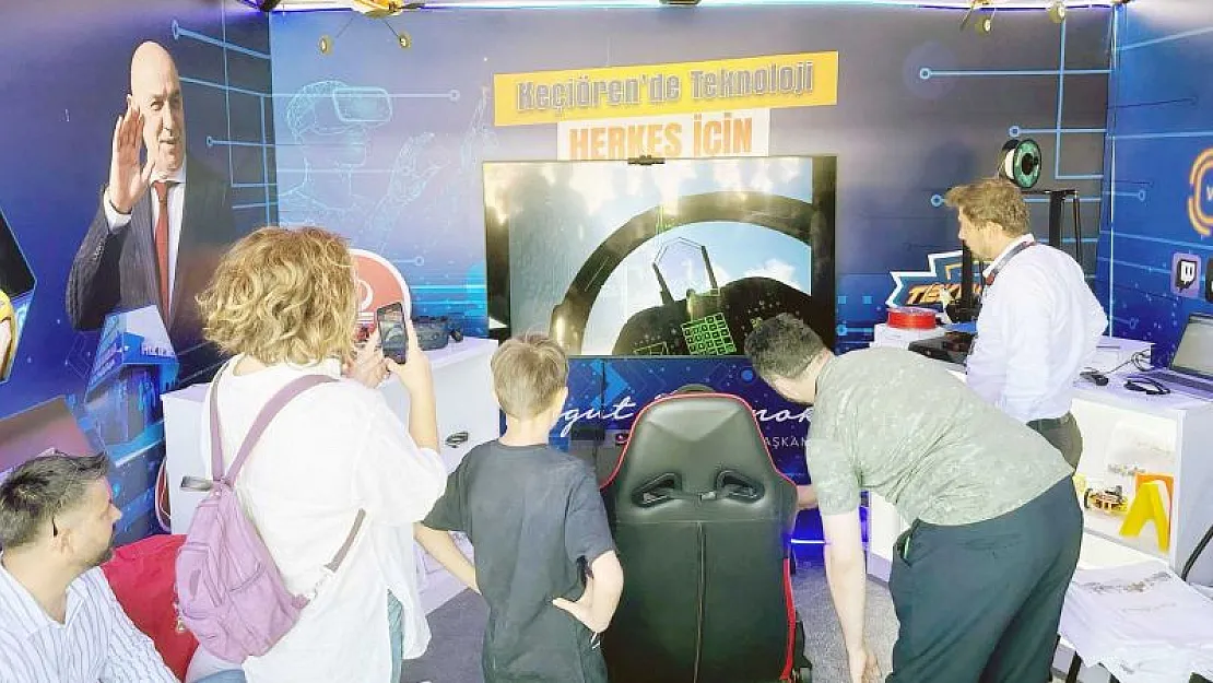 Keçiören Belediyesi TEKNOMER, TEKNOFEST Ankara'da ziyaretçilerine teknoloji şöleni sunuyor