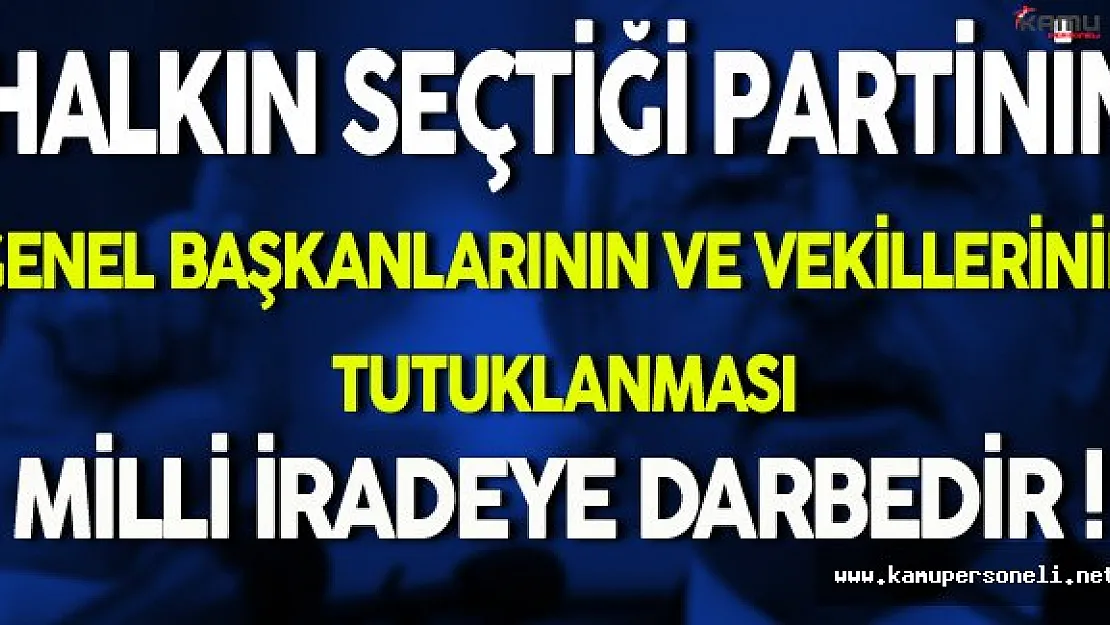 Kemal Kılıçdaroğlu: Bu Milli İradeye Darbedir !