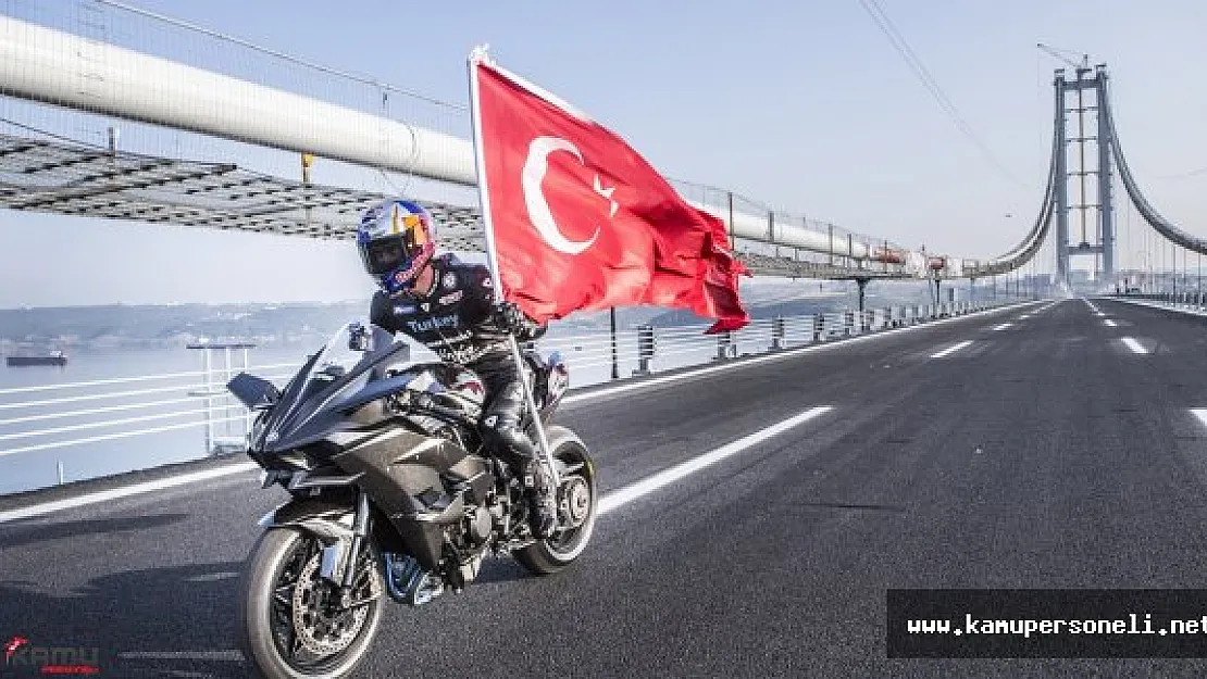 Kenan Sofuoğlu, Osmangazi Köprüsü'nden 400 Kilometre Hızla Geçti