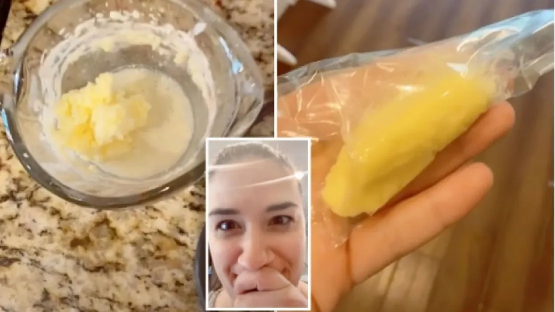 Kendi Sütünden Tereyağı Yapıp Eşine Yedirdi