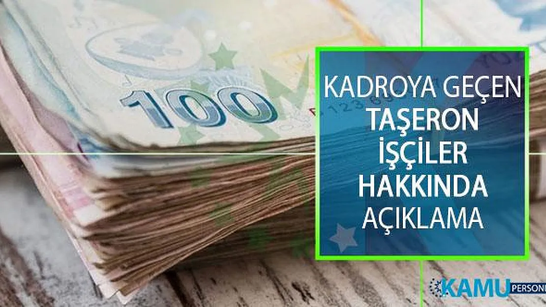 KHK İle Kadroya Geçen 4/D'li Taşeron İşçilere Yönelik Hak-İş'ten Açıklama!