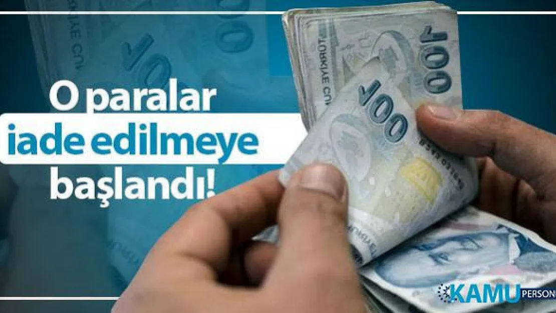 Kıdem tazminatı vergi kesintileri ödenmeye başlandı! Vergi dairesi duyurdu!