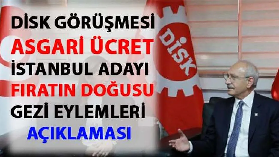 Kılıçdaroğlu, Gezi eylemleri hakkında konuştu