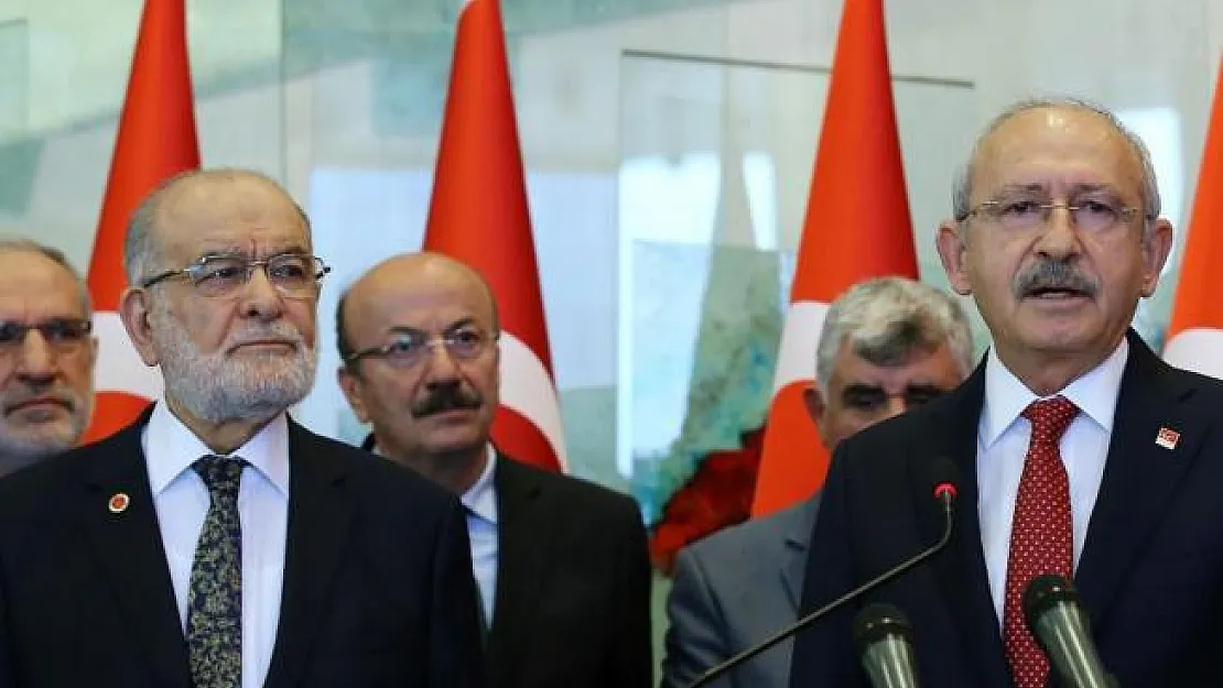 Kılıçdaroğlu ve Karamollaoğlu Ortak Basın Açıklaması Yaptı
