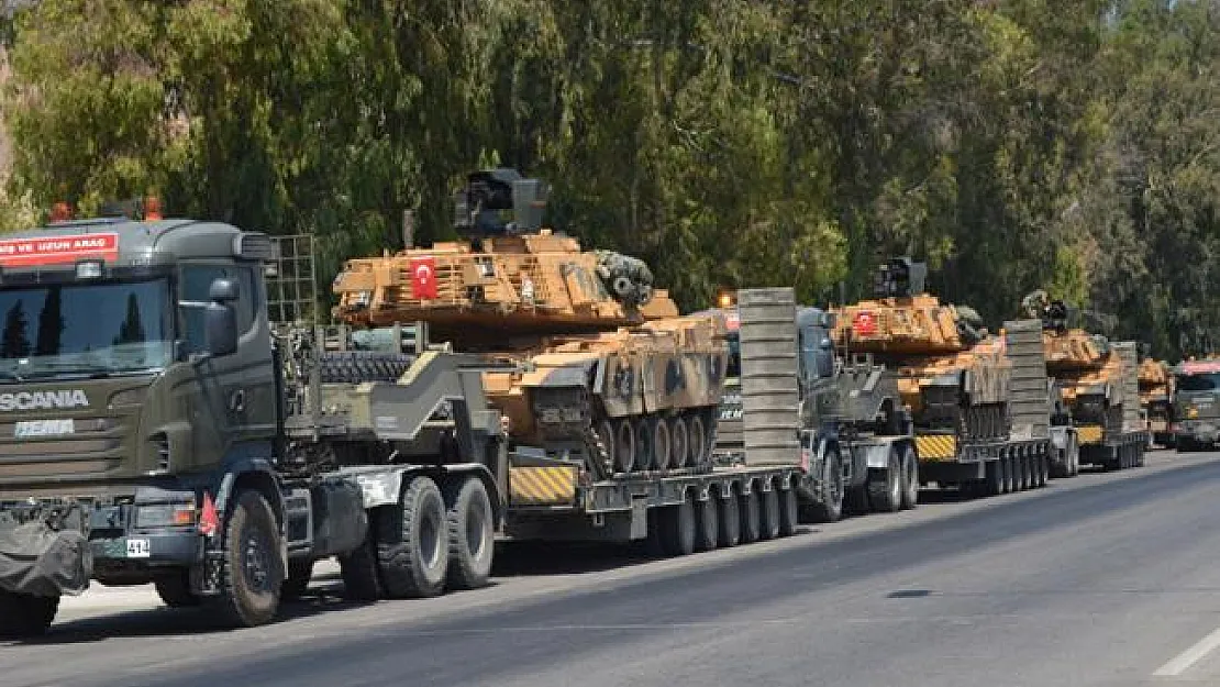 Kilis'ten Suriye Sınırına Askeri Sevkiyat Devam Ediyor