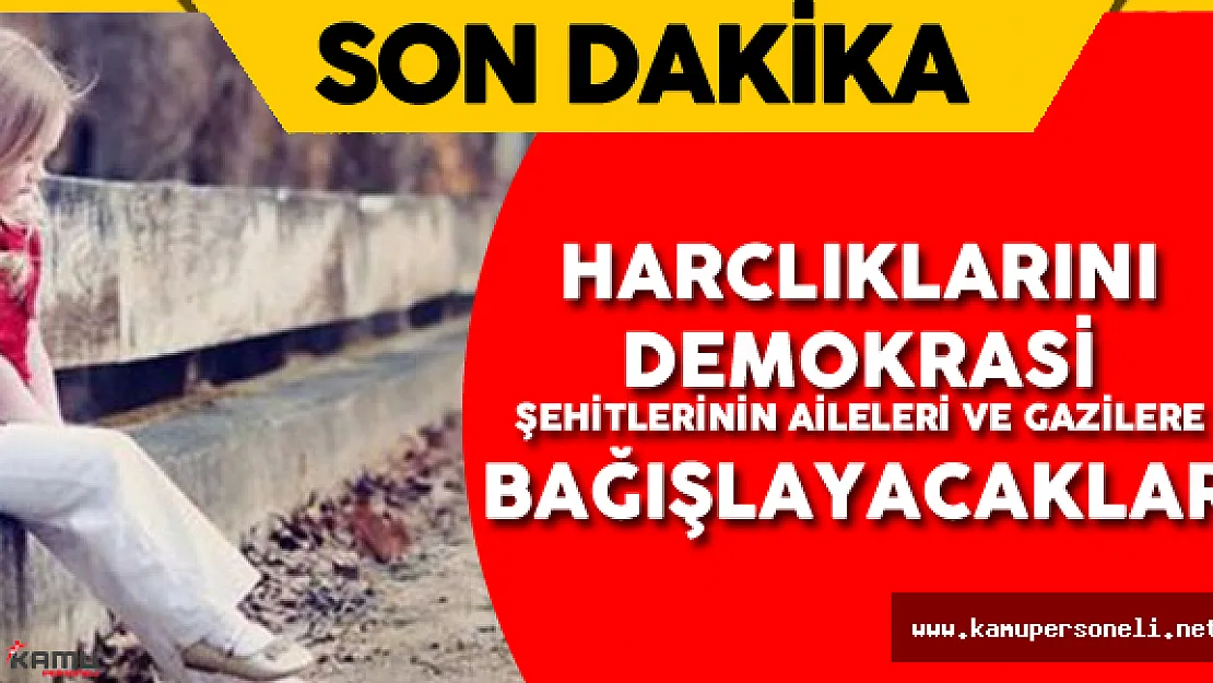 Kimsesiz Çocuklar Harçlıklarını Demokrasi Şehitlerinin Yakınlarına Bağışlayacak