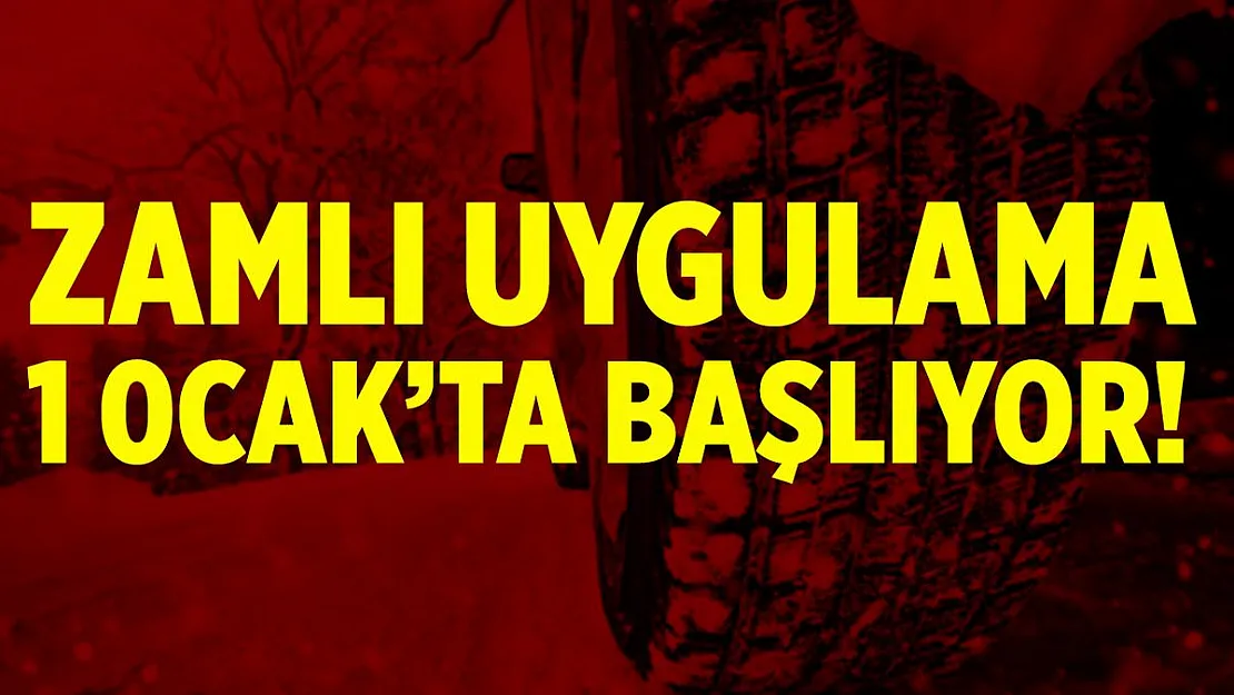 Kış lastiğinde zamlı fiyat tarifesi yarın başlıyor! 835 TL olacak!