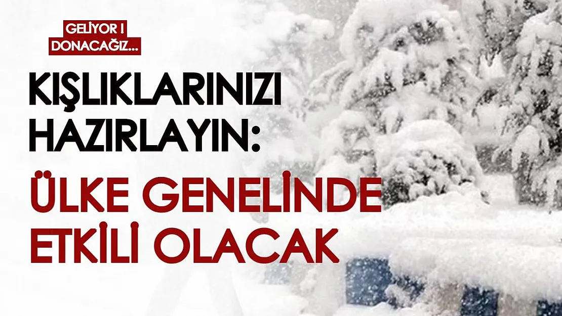 Kışlıklarınızı hazırlayın: Donacağız! Meteoroloji'den 16 Aralık Perşembe hava durumu uyarısı geldi