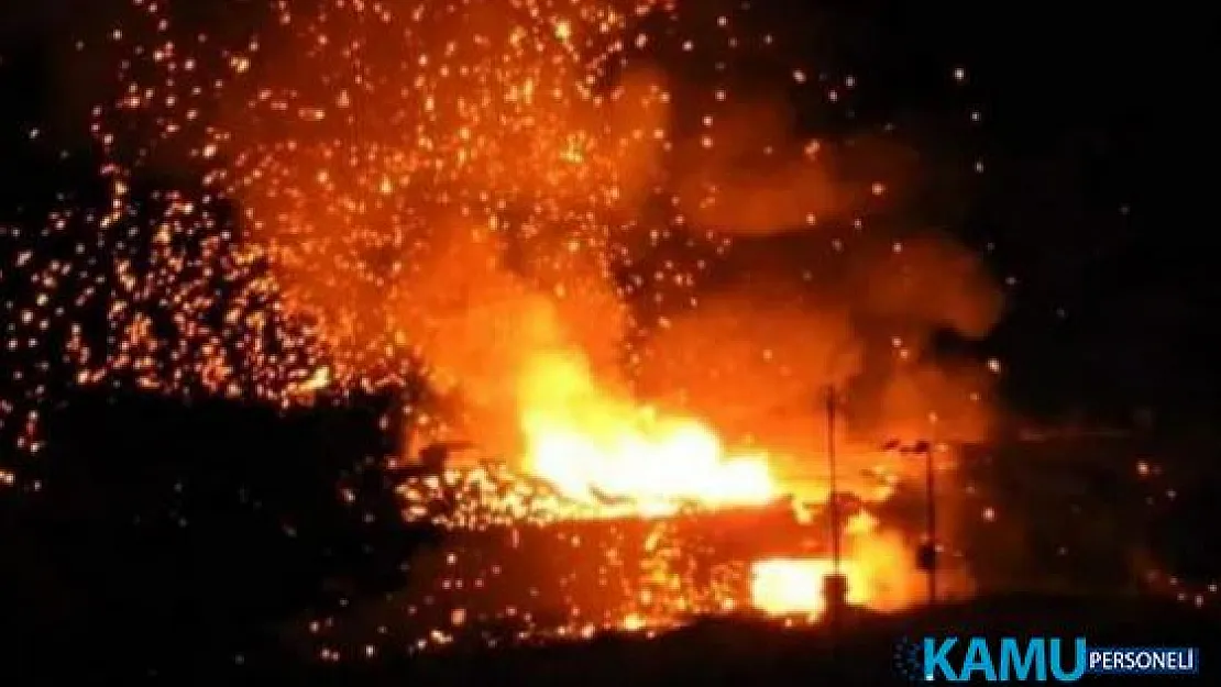 KKTC'de Alarma Geçildi ! Askeri Bölgede Peş Peşe Patlamalar