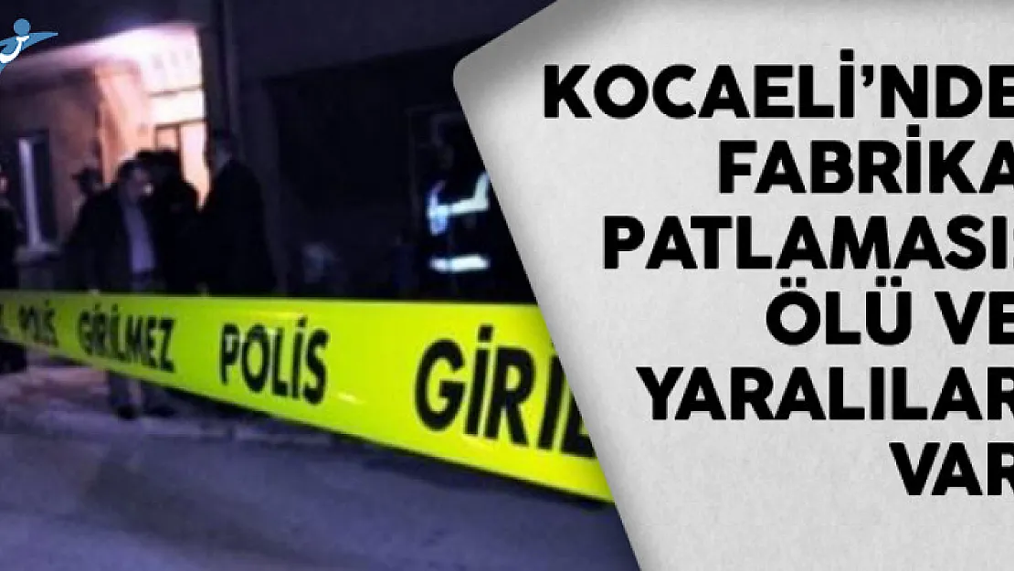 Kocaeli'nde Fabrika Patlaması: Ölü ve Yaralılar Var