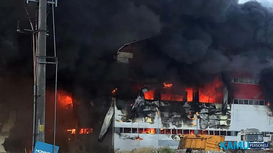 Kocaeli'nde fabrikada büyük yangın çıktı! 4 işçi hayatını kaybetti