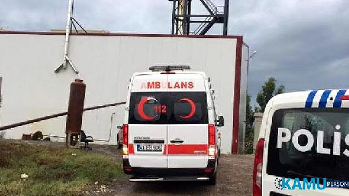 Kocaeli'nin Gebze İlçesinde, Bir Firmaya Ait Arıtma Tesisinde Patlama! 1 İşçi Yaralandı!
