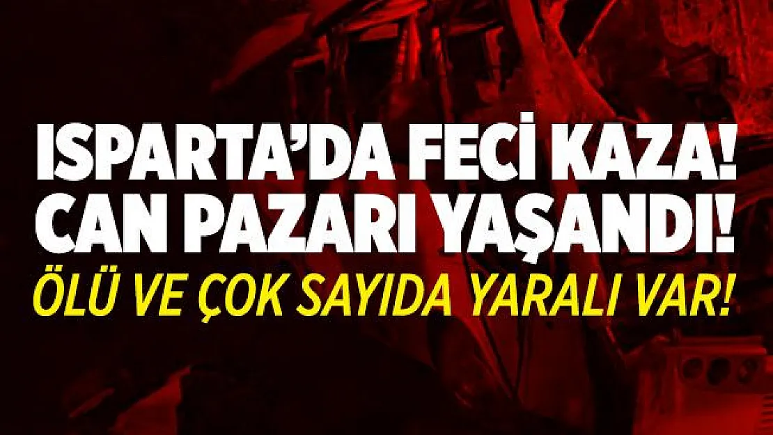 Korkunç kaza! Resmen can pazarı yaşandı! 1 ölü 24 yaralı!