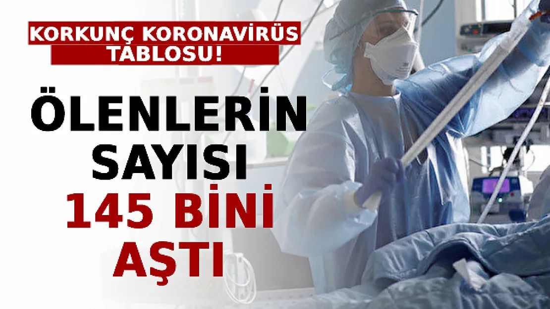 Korkunç Koronavirüs Bilançosu: Ölenlerin Sayısı 145 Bini Aştı