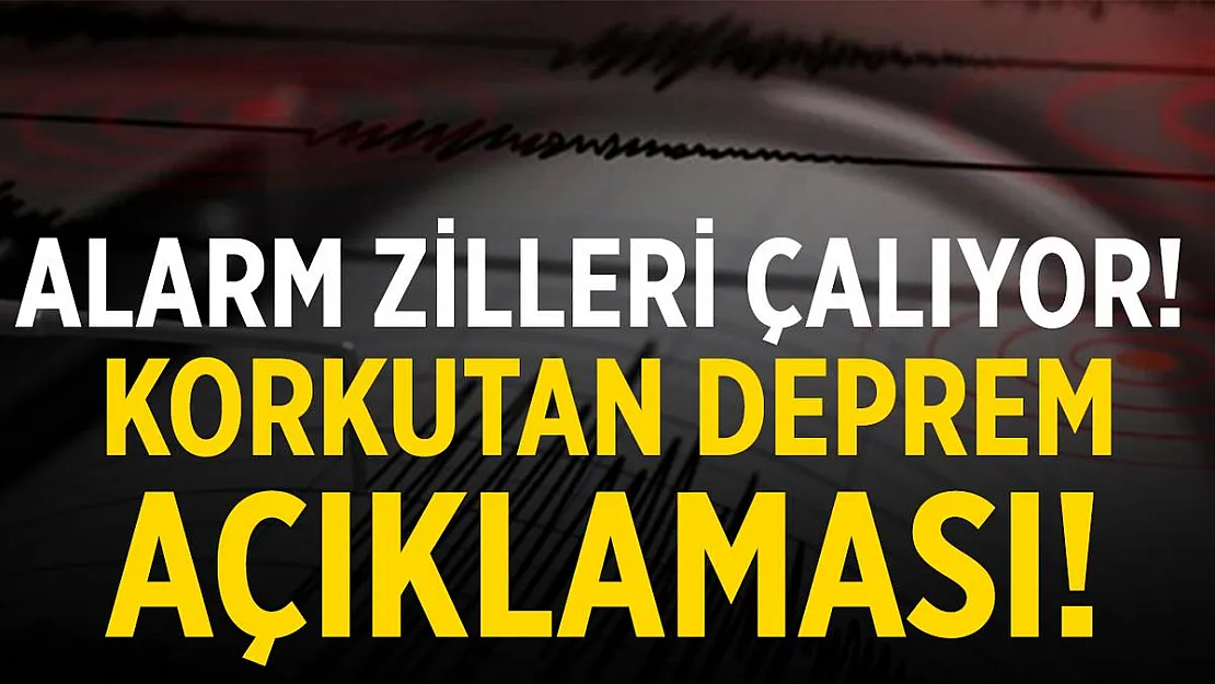 Korkutan deprem açıklaması geldi! Alarm zilleri çalıyor! 7'nin üzerinde deprem bekleniyor!