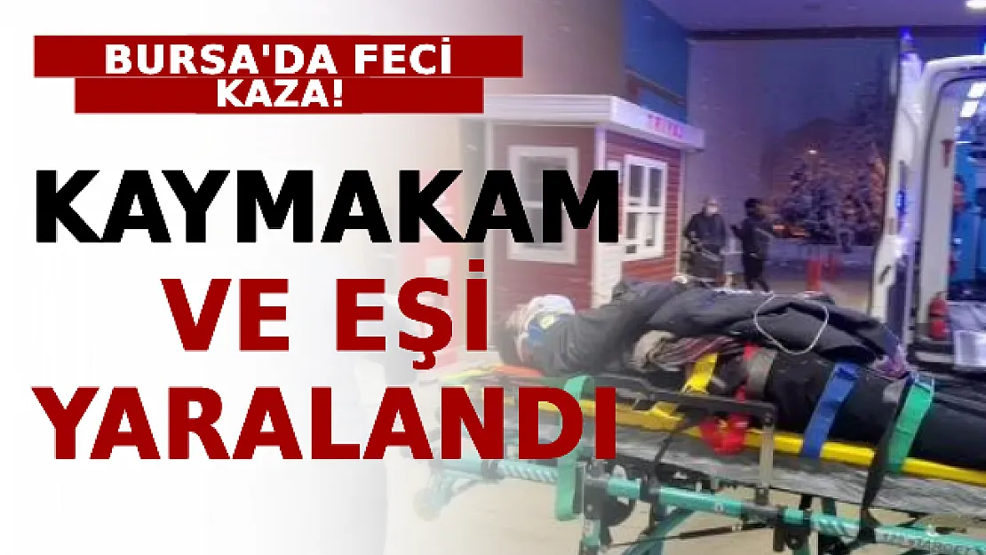 Korkutan Kaza! Kaymakam Ve Eşi Yaralandı