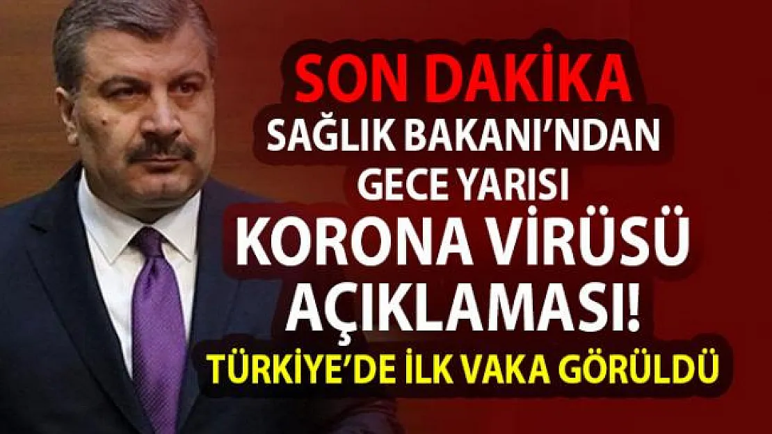 Korona Virüsü Türkiye'de de görüldü! Corona Virüsü hastası hangi ilimizde görüldü? Hasta kaç yaşında?