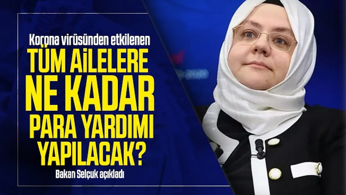 Korona virüsünden etkilenen ailelere ne kadar para yardımı yapılacak?