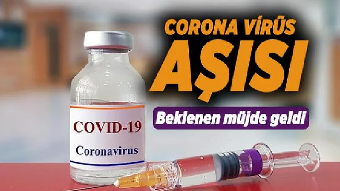 Koronavirüs aşısında beklenen müjde geldi!
