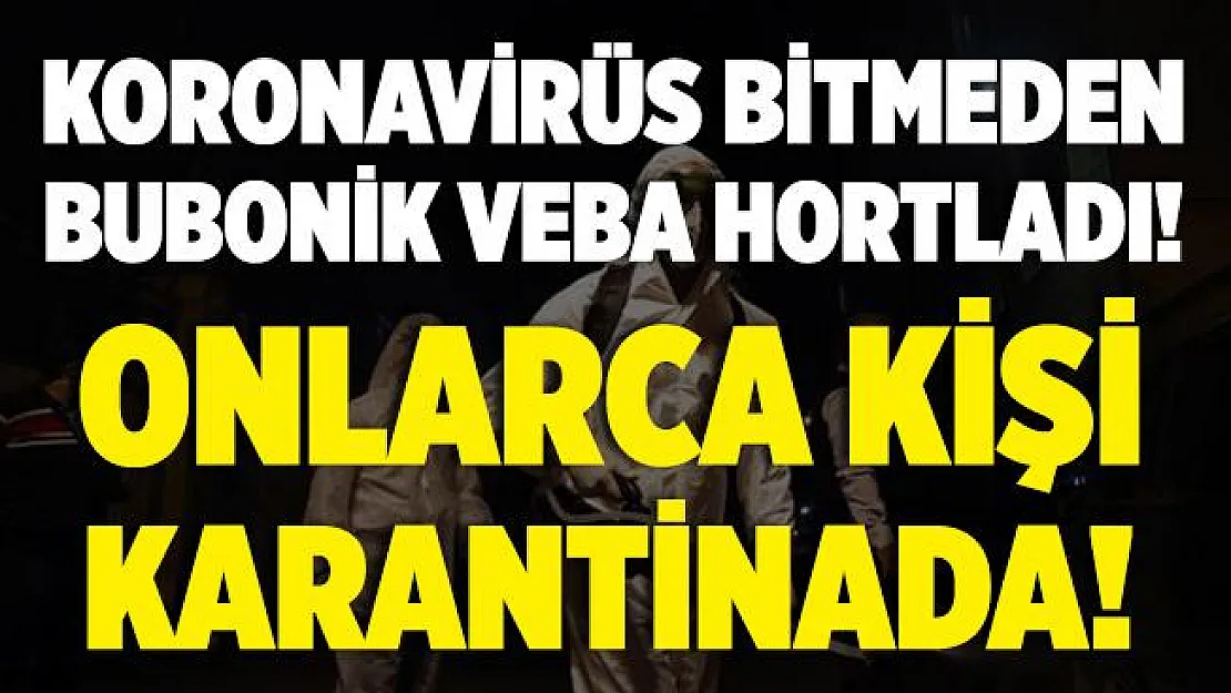 Koronavirüs bitmeden bubonik veba hortladı! Onlarca kişi karantinada!