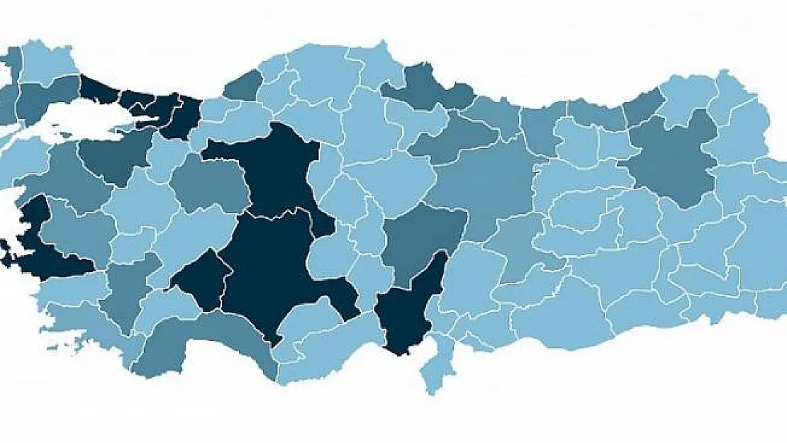 Koronavirüs haritası güncellendi! İlçe ilçe Covid-19 haritası belli oldu!