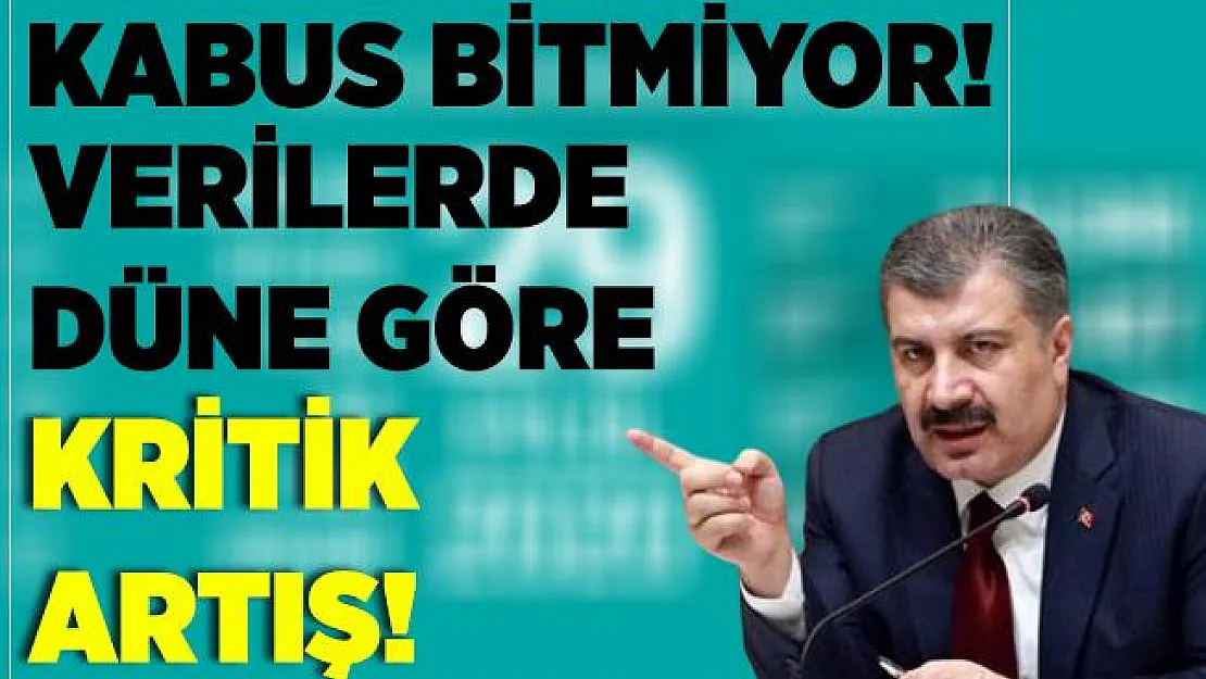 Koronavirüs kabusu bitmiyor! 29 Eylül koronavirüs tablosu açıklandı! Vaka ve vefat sayıları düne göre arttı!