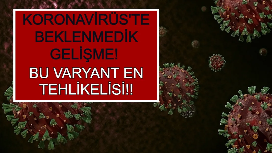 Koronavirüs'te Beklenmedik Gelişme! Bu Varyant En Tehlikelisi!
