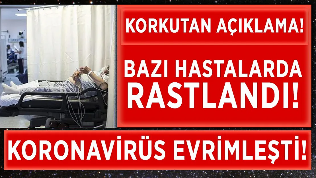 Koronavirüste korkutan açıklama! Bazı hastalarda rastlandı!