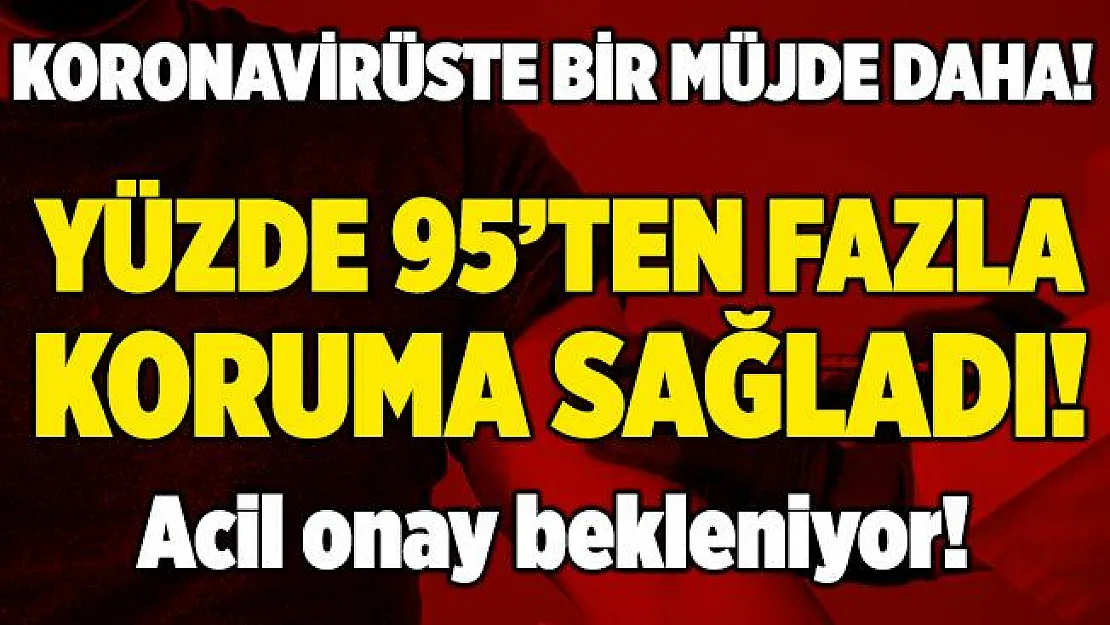 Koronavirüste müjdeli haber geldi! Pfizer BioNTech koronavirüs aşısı yüzde 95'ten fazla koruma sağladı! Acil onay bekleniyor!
