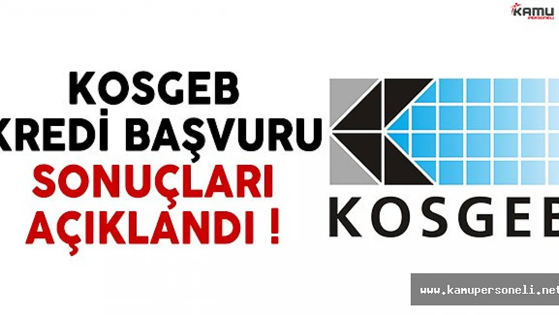 KOSGEB başvuru sonuçları sorgulama ekranı açıldı ! KOSGEB sonuçları nasıl öğrenilir