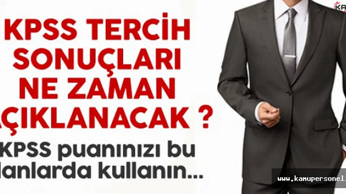 KPSS 2016/2 tercih sonuçları ne zaman açıklanacak? Gözler ÖSYM'de