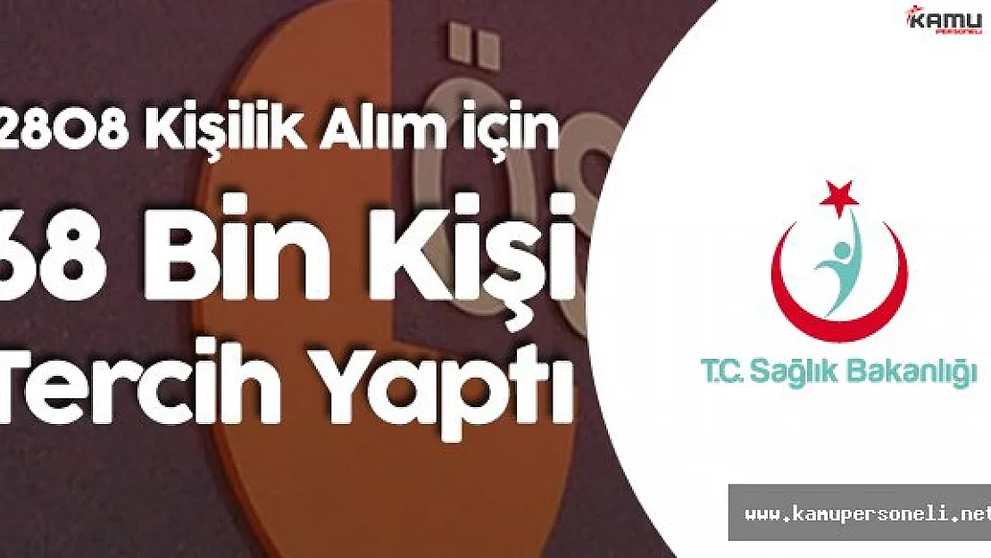 KPSS 2016/6'da 68 Bin Kişi Tercih Yaptı ( 1 Kontenjan Boş Kaldı)