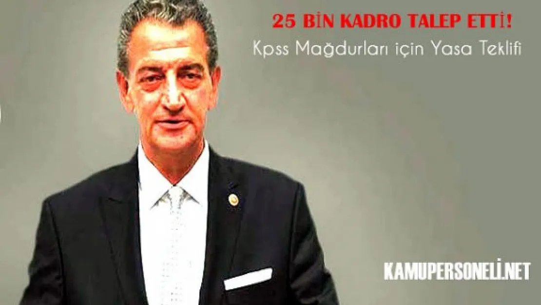 KPSS 2016 için 25 Bin Kadro Açılmalı