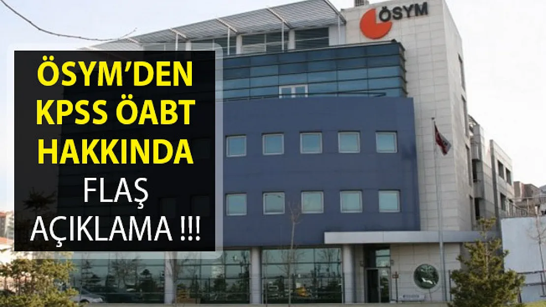 KPSS ÖABT Test Konularının Dağılımı ve Yeni Eklenen Alanlara Ait Örnek Sorular Yayımlandı!