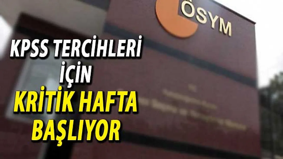KPSS Tercihleri İçin Kritik Hafta Başlıyor ! Bu Belgelere Sahip Olanlar Tercihlerde Bir Adım Önde