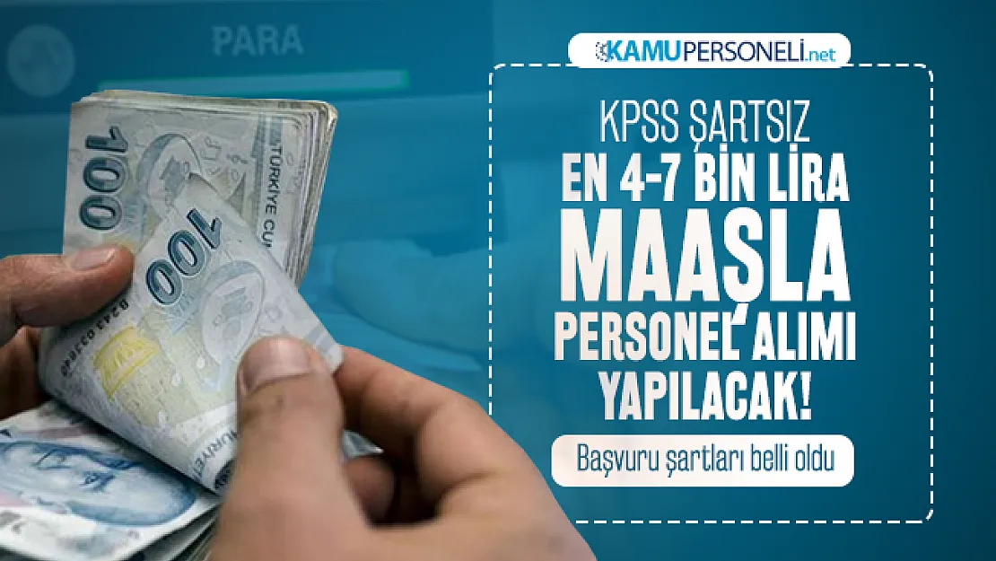 KPSS'siz en az 4-7 bin lira maaşla 29 farklı meslekte Kızılay personel alımı yapacak!