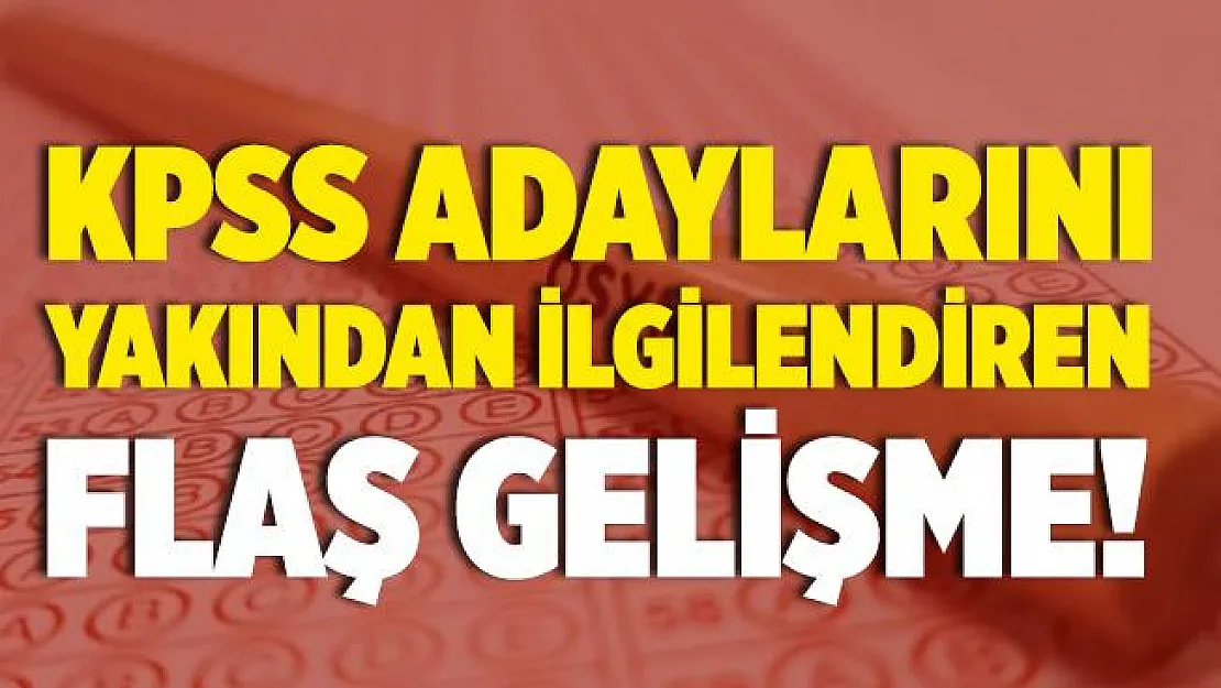 KPSS'ye hazırlanan adayları yakından ilgilendiren teklif TBMM'de!