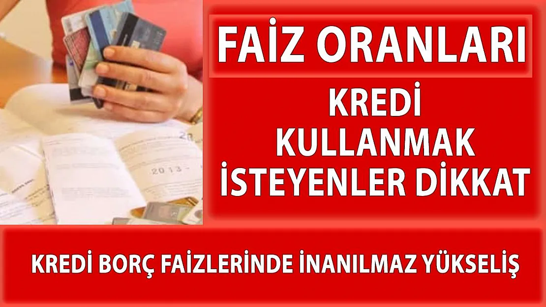 Kredi borcu olanlar dikkat!  Kredi borç faizi yüzde 11'den 18'e çıkarılıyor