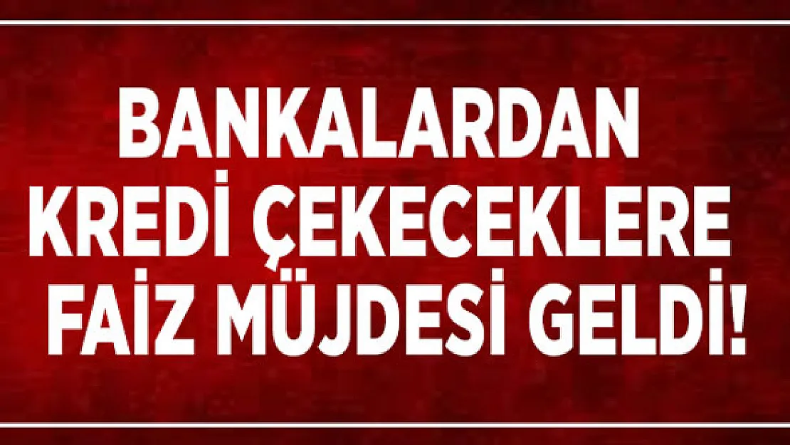 Kredi Çekmek İsteyenlere Bankalardan Taşıt, Konut ve İhtiyaç Kredisi Faiz İndirimi Müjdesi Geldi!