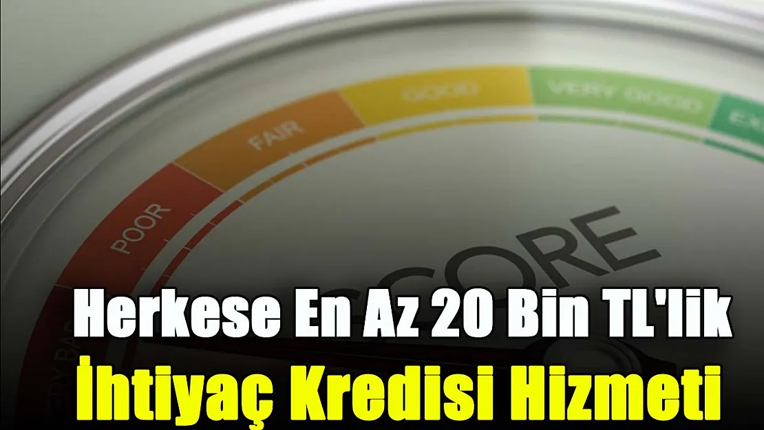 'Kredi notum düşük' diye üzülme: Bu adımları izleyen herkese en az 20 bin TL'lik ihtiyaç kredisi hizmeti sunulacak!