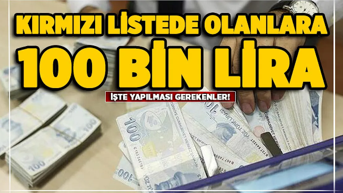 Kredi sicili bozuk kırmızı listede olanlara kredi veriliyor! 100 bin liraya kadar kredi ve 60 ay vade