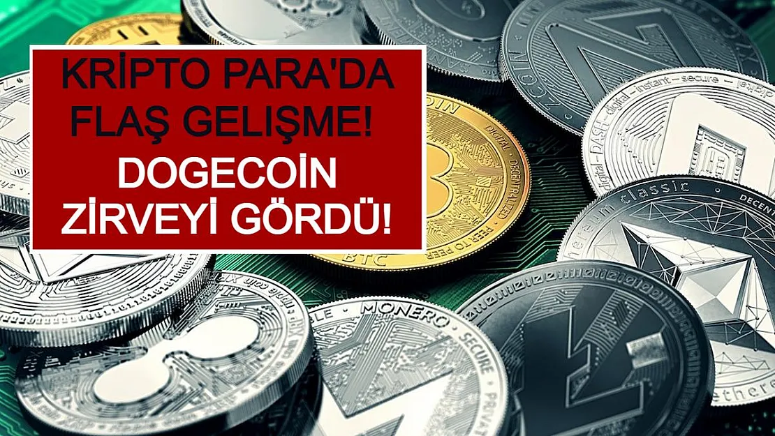 Kripto Para'da Flaş Gelişme! Dogecoin Zirveyi Gördü!