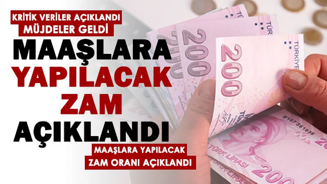 Kritik veriler açıklandı: Emekli ve çalışanların maaşına yapılacak zam açıklandı