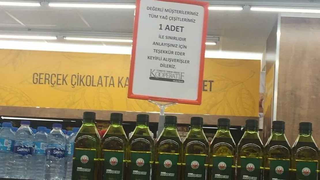 Kriz büyüdü! Marketler şeker ve yağ satışlarına kota!
