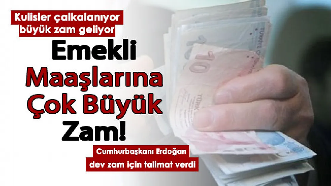 Kulisler çalkalanıyor: Cumhurbaşkanı Erdoğan talimat verdi! Emekli maaşlarına dev zam
