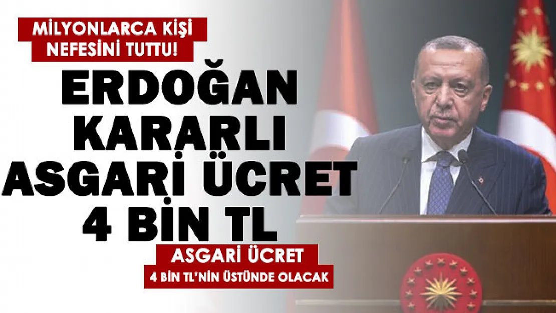 Kulislerden bilgi sızdı: 2022 asgari ücret 4 bin TL'nin üstünde olacak! Cumhurbaşkanı Erdoğan kesin kararlı: Çalışanlar döviz kuruna ezdirilmeyecek