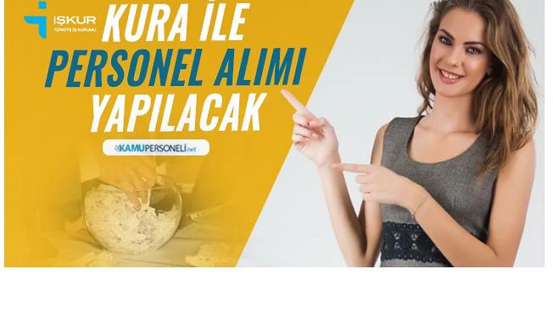 Kura ile İŞKUR üzerinden kadrolu 8 güvenlik görevlisi 10 temizlik personeli alımı yapılacak! Son 3 gün!